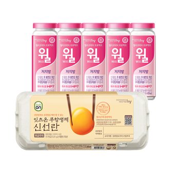 [세트 정기구독] 헬리코박터 프로젝트 윌 저지방 5개 + 신선란 10구