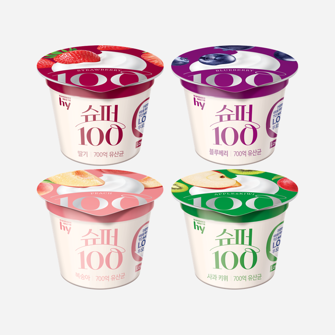 슈퍼100 4종 세트(딸기/블루베리/복숭아/사과키위)