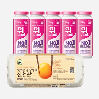 [세트 정기구독] 헬리코박터 프로젝트 윌 저지방 5개 + 신선란 10구