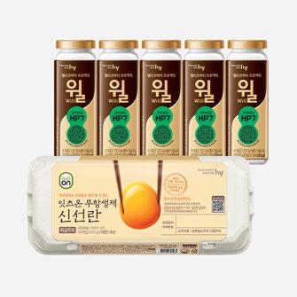 [세트 정기구독] 헬리코박터 프로젝트 윌 오리지널 5개 + 신선란 10구